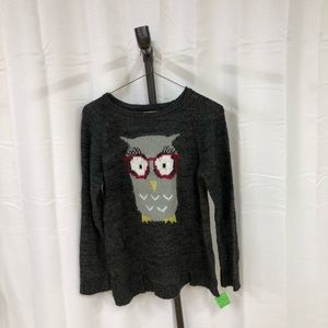 Ladies/jr owl sweater